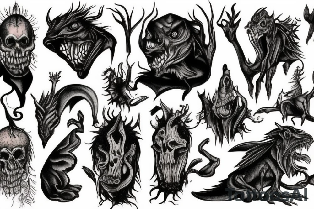 Jersey Devil tattoo idea