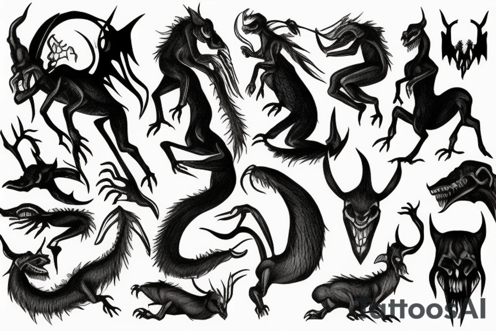 Jersey Devil tattoo idea
