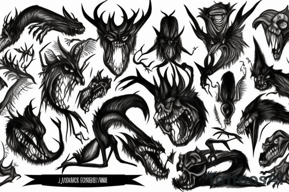 Jersey Devil tattoo idea