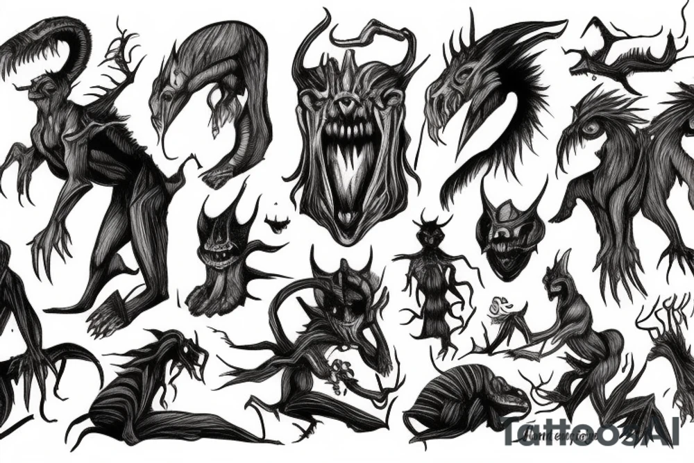Jersey Devil tattoo idea