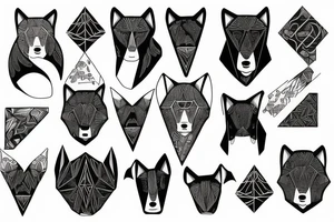 you are alfra wolf tattoo idea