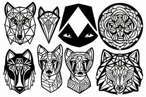 you are alfra wolf tattoo idea