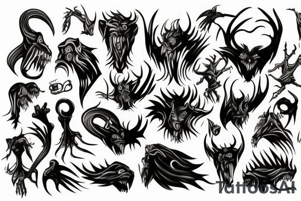 Jersey Devil tattoo idea