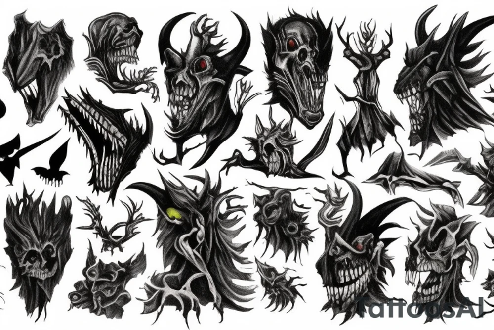 Jersey Devil tattoo idea