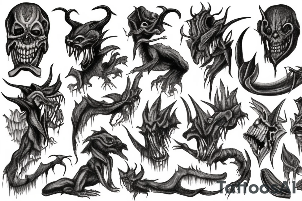 Jersey Devil tattoo idea