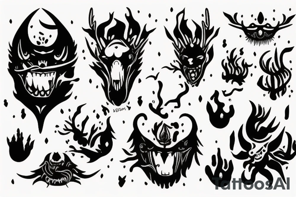 Tame your demons tattoo idea