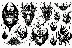 Tame your demons tattoo idea