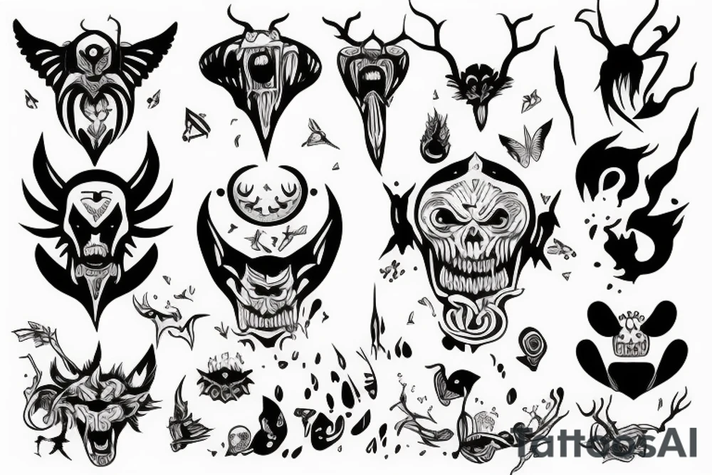 Tame your demons tattoo idea