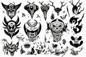 Tame your demons tattoo idea