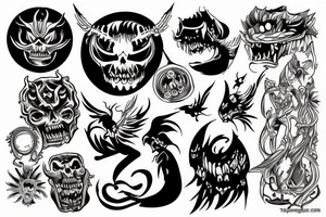Tame your demons tattoo idea