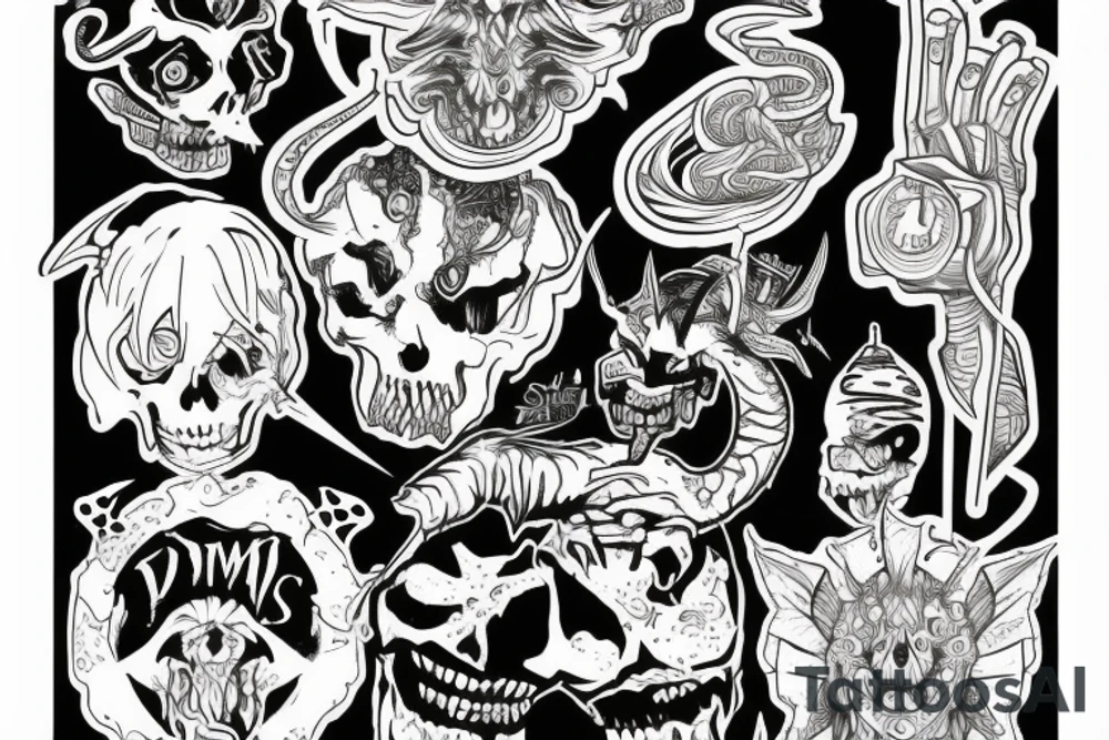 Tame your demons tattoo idea