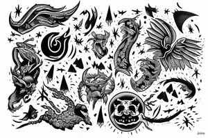 Tame your demons tattoo idea