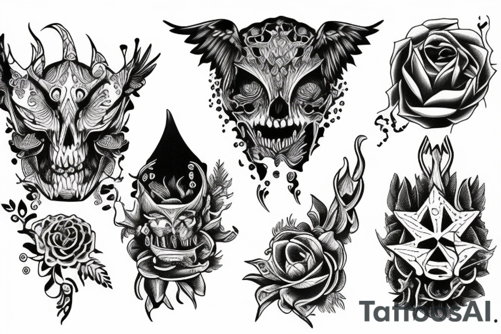 Tame your demons tattoo idea