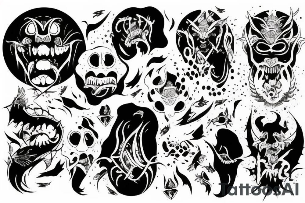 Tame your demons tattoo idea