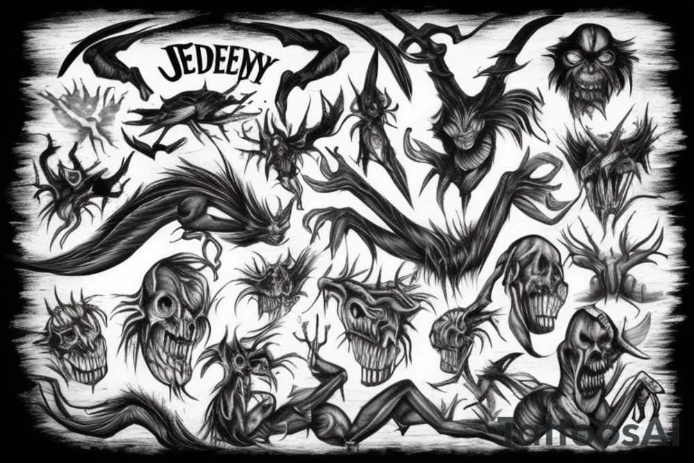 Jersey Devil tattoo idea