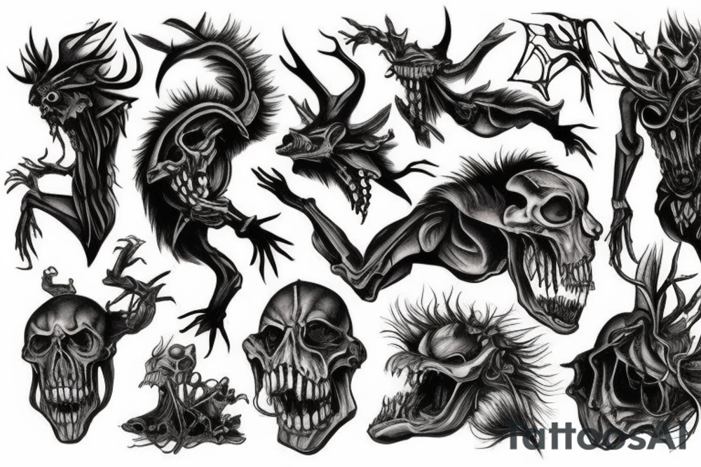 Jersey Devil tattoo idea