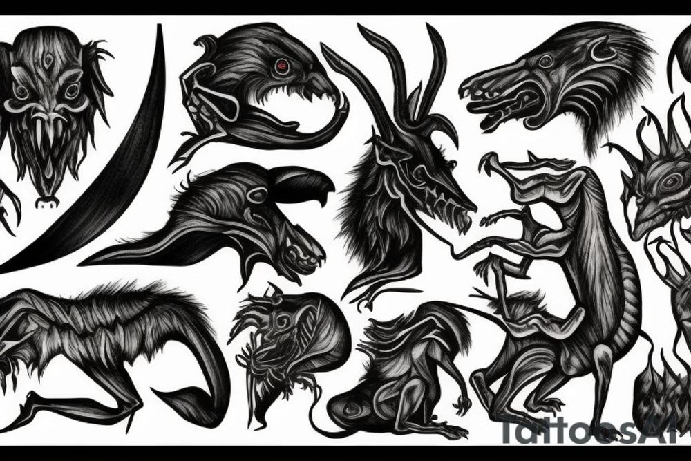 Jersey Devil tattoo idea