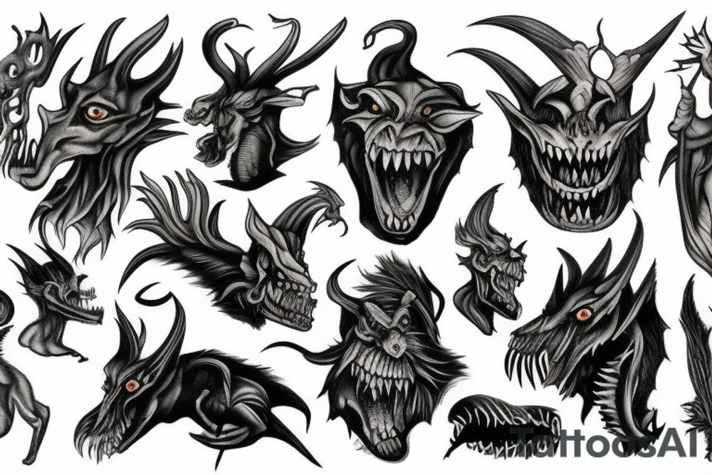 Jersey Devil tattoo idea