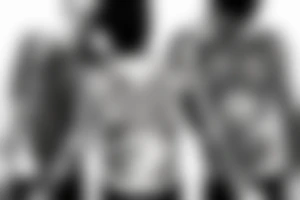 Three brothers standing together just using the outlining tattoo idea
