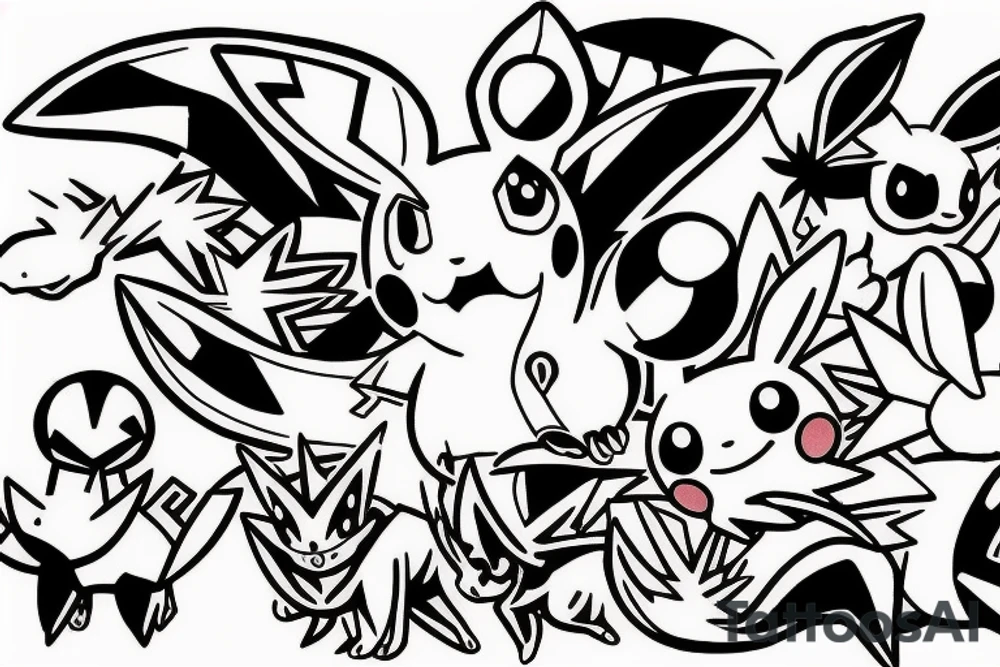 pokemon tattoo idea