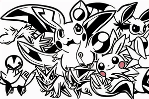 pokemon tattoo idea
