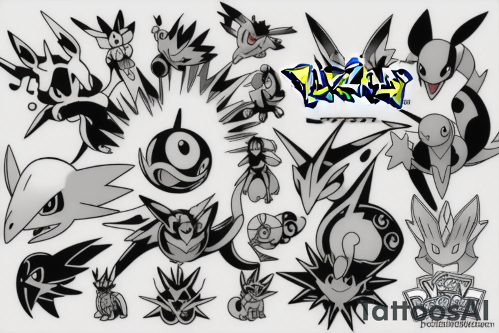pokemon tattoo idea