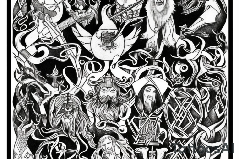 Norse mythology tattoo idea
