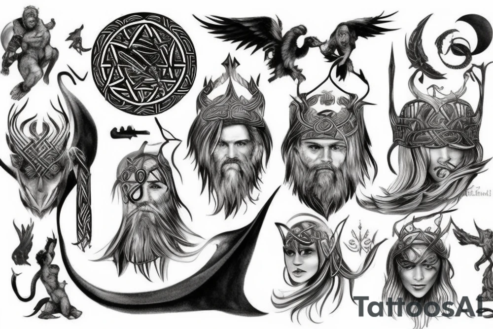 Norse mythology tattoo idea