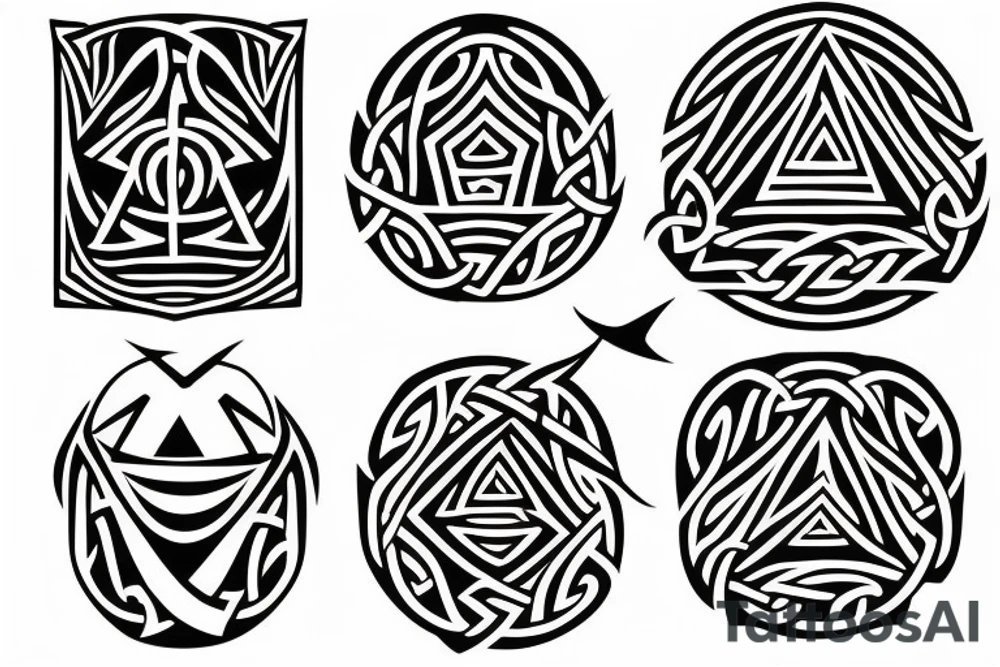 Norse mythology nature tattoo idea