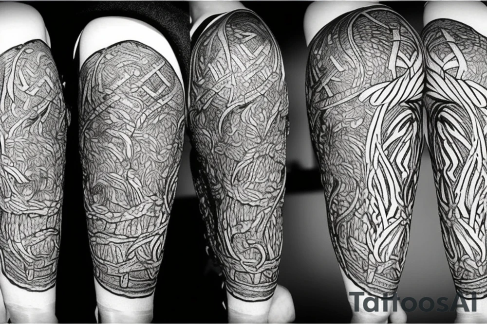 Norse mythology nature tattoo idea