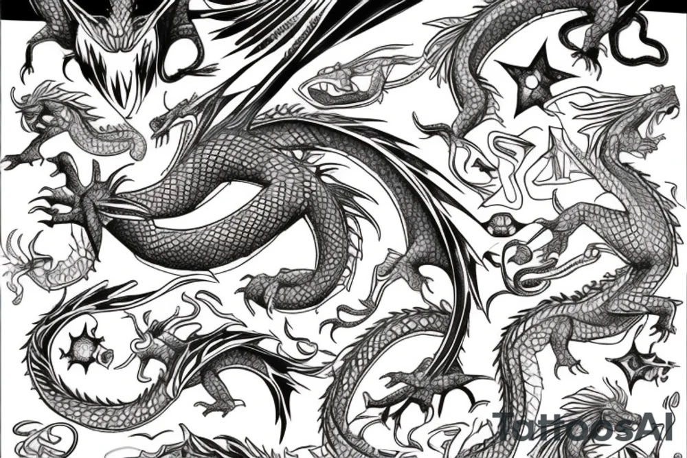 Dragon tattoo idea
