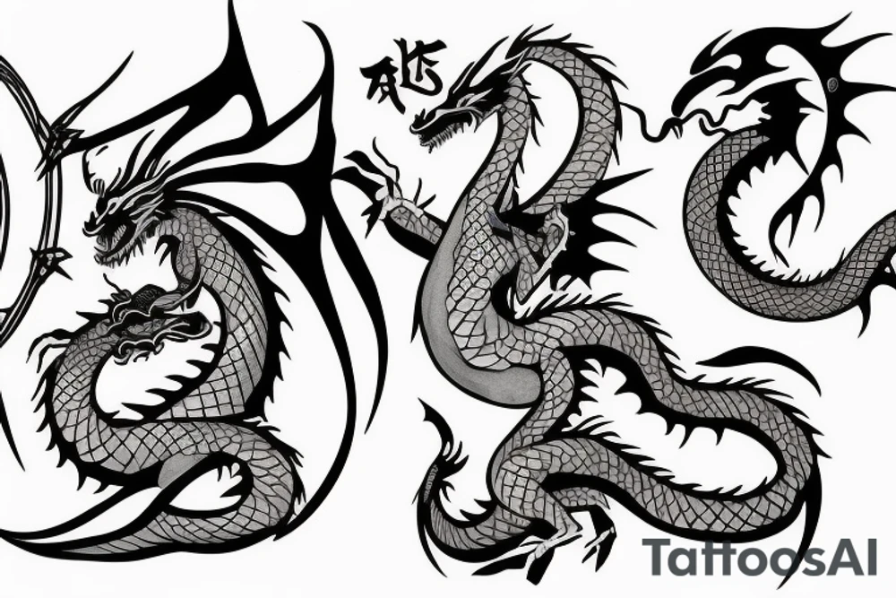 Dragon from avatar the last airbender tattoo idea