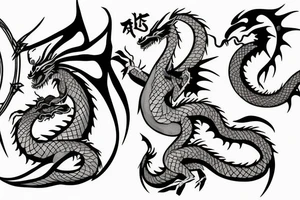 Dragon from avatar the last airbender tattoo idea