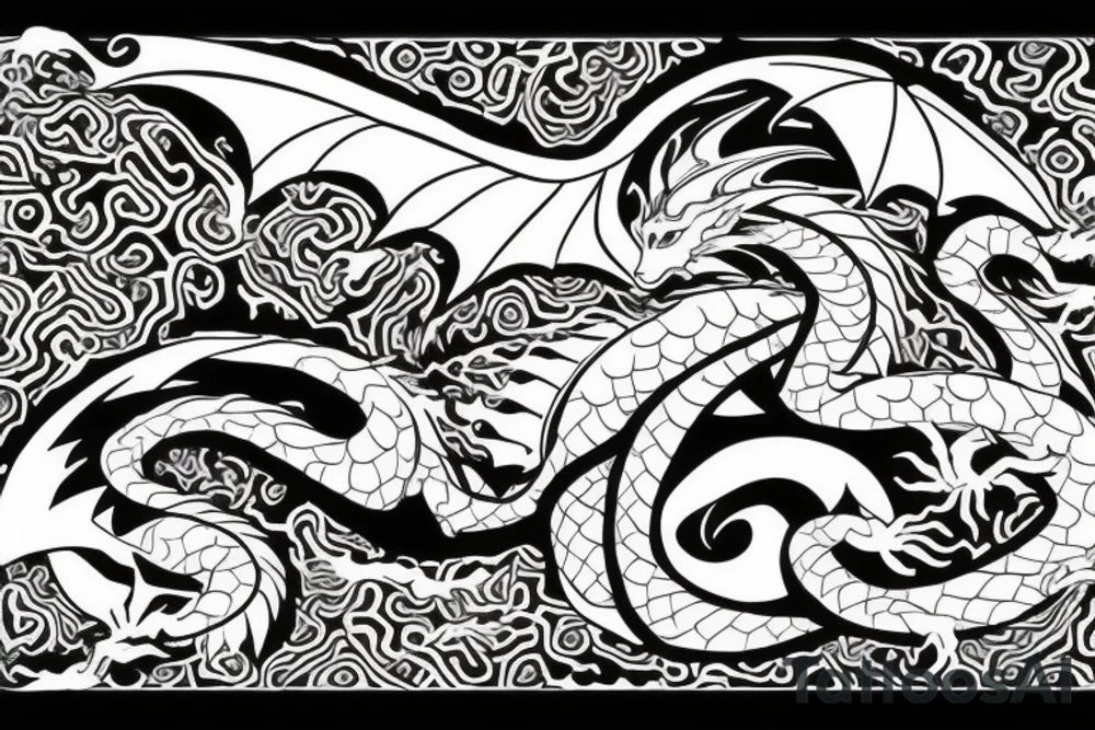 Dragon from avatar the last airbender tattoo idea