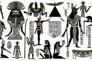 Ancient egypt trial of the dead tattoo idea