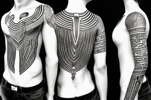 Ancient egypt weighing of the heart tattoo idea