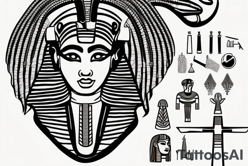 Ancient egypt weighing of the heart tattoo idea