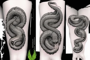 Whutesnake lovehunter album cover tattoo idea