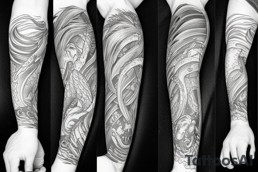 Mermaid tattoo idea