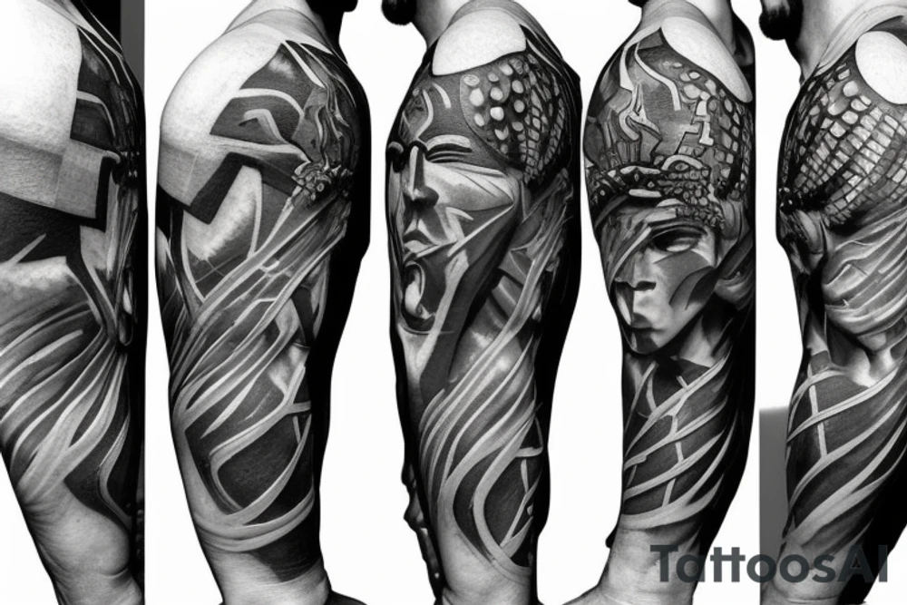atlas god tattoo idea