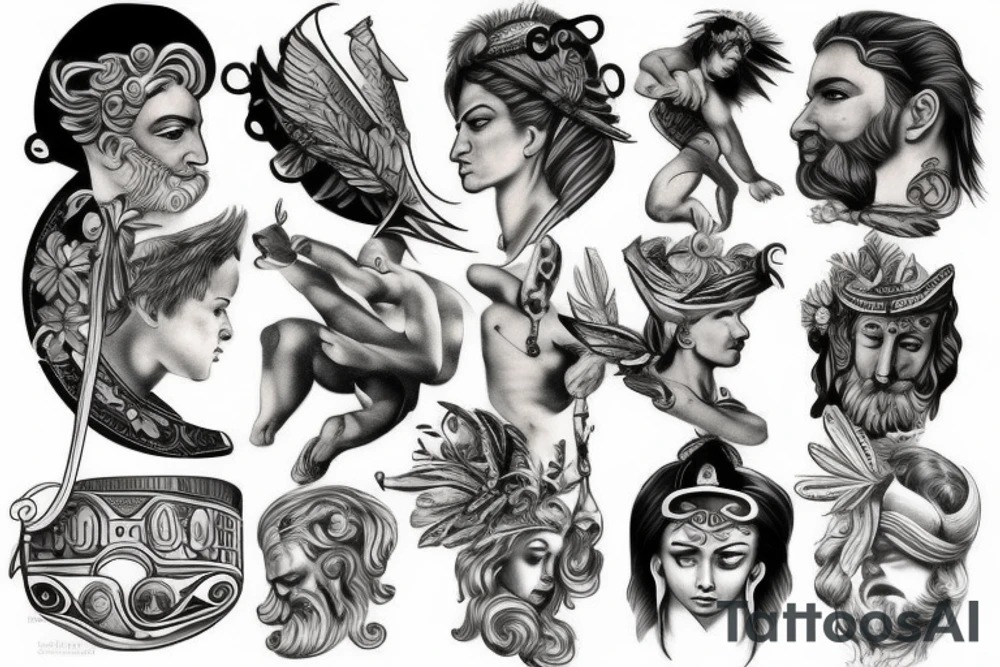 Greek God tattoo idea