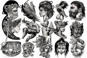 Greek God tattoo idea