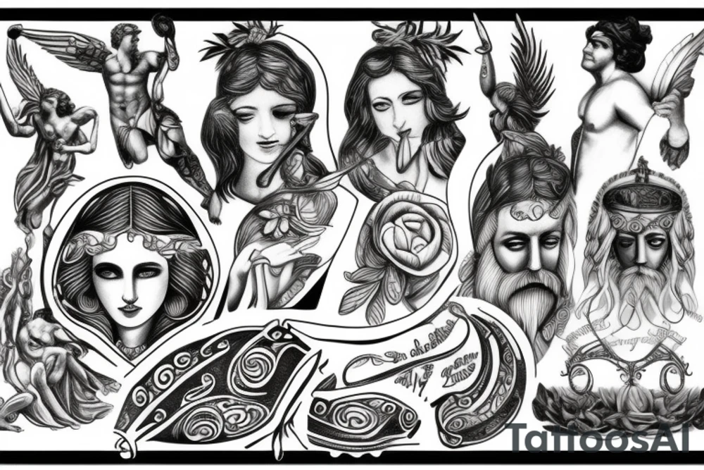 Greek God tattoo idea