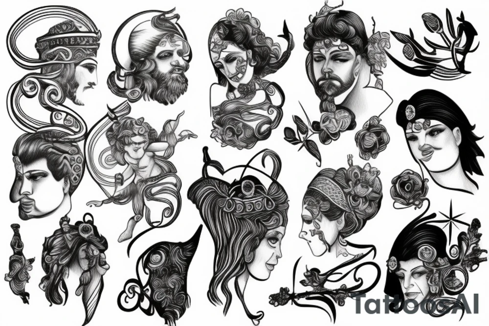 Greek God tattoo idea