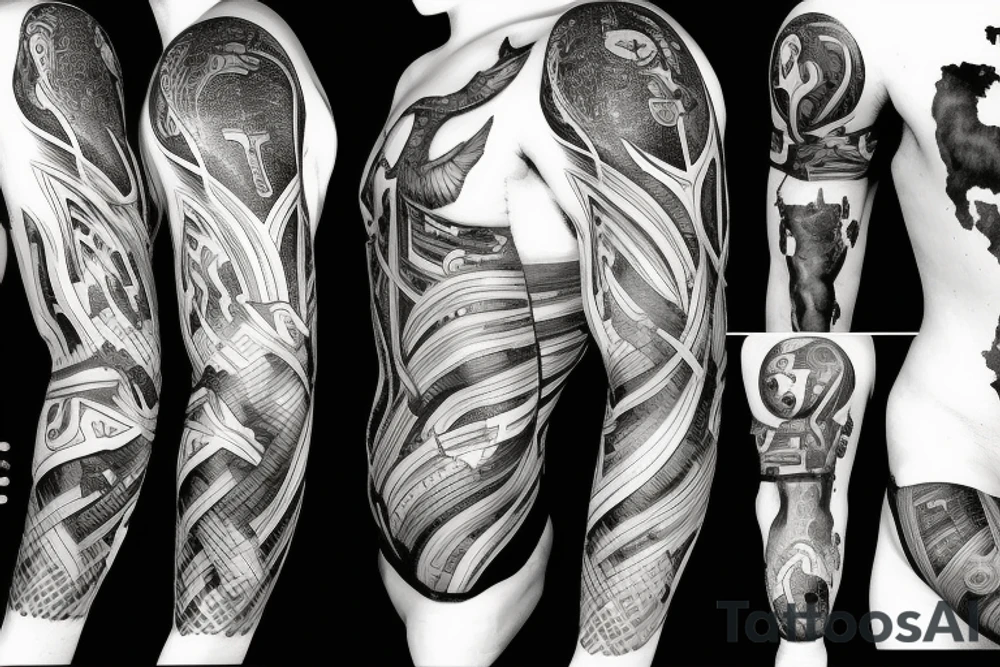 Atlas Titan holding the world tattoo idea