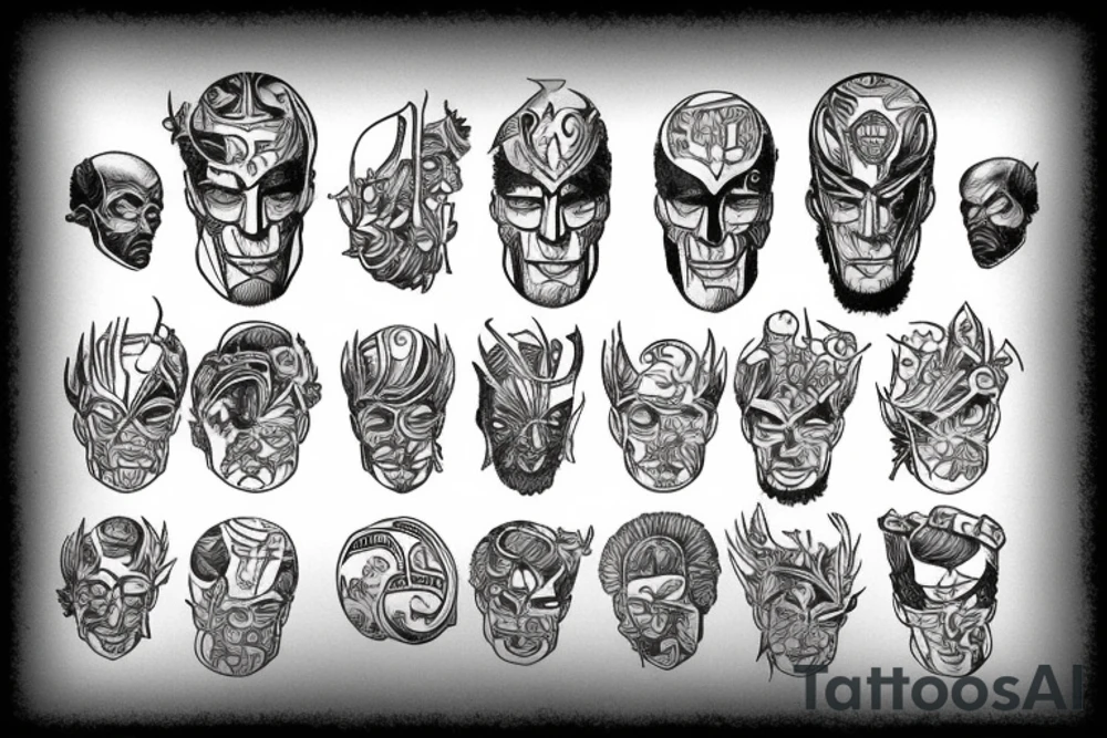 Atlas Titan holding the world tattoo idea