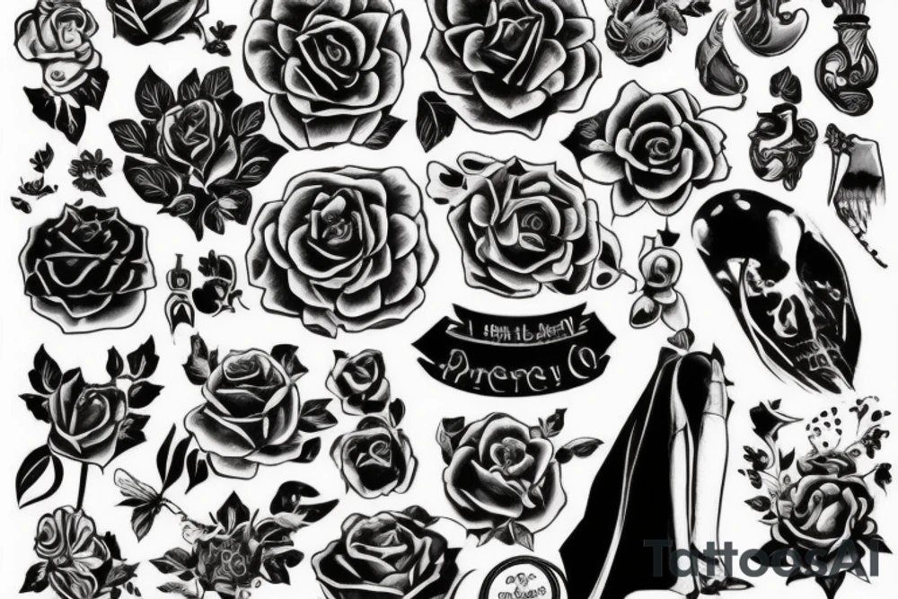 хризантема со щупальцами осьминога tattoo idea