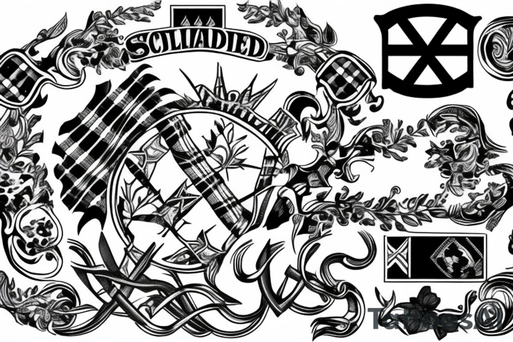 Scotland flag for tattoo tattoo idea