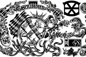 Scotland flag for tattoo tattoo idea
