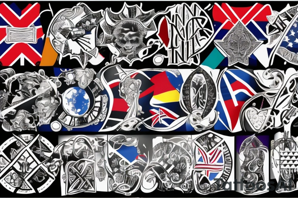 Scotland flag for tattoo tattoo idea